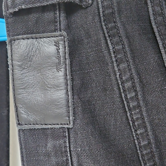 MADEWELL Slim Wide Leg Crop Women's Black Jeans 29 - Picture 8 of 11